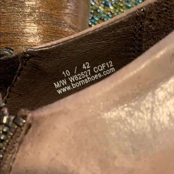 Born booties size US 10 EUR 42 taupe colored - Picture 4 of 5